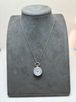 925 Gümüş Kolye Saat