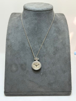 925 Gümüş Kolye Saat