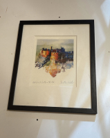 Edinburg Kalesi İmzalı Baskı