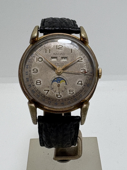 Nacar Moonphase Triple Date 
