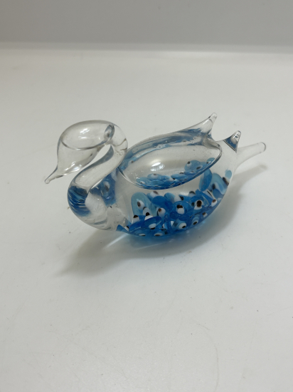  EL YAPIMI CAM KUĞU FİGÜRÜ