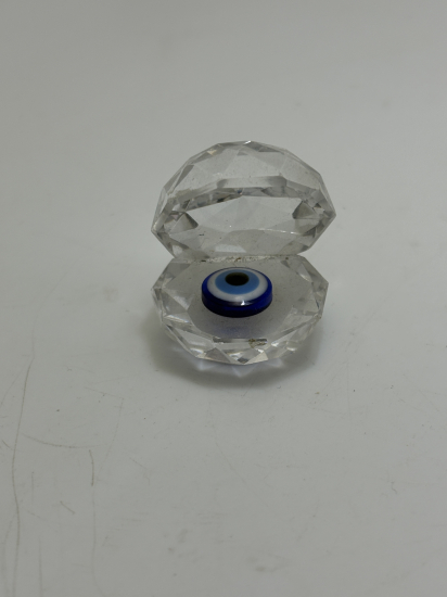 VİNTAGE FASETLİ MİNİK CAM OBJE 