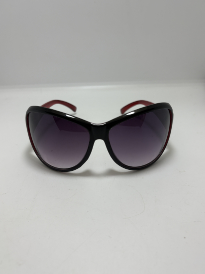 SİYAH–BORDO PLASTİK ÇERÇEVELİ GÜNEŞ GÖZLÜĞÜ