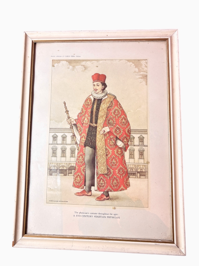 “A XVII Century Venetian Physician” – Carlo Erba Milano, 1900–1930