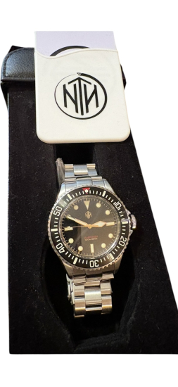 NTH Amphion Otomatik Dalgıç Saati – 300 m / Çelik Kasa & Bilezik (SIFIR, Kutulu ve Evraklı)