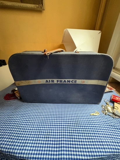 AIR FRANCE ORİJİNAL VINTAGE KABİN VALİZİ / EL BAGAJI – HAVACILIK TARİHİ PARÇASI