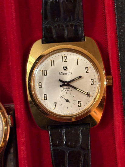 NIVADA F77 NOS SWISS MECHANICAL – 17 JEWELS – VINTAGE KOL SAATİ (NOS)