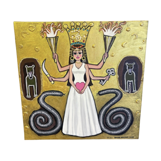 ZUHAL NECCAR ( ZUZU ) Ay Tanrıçası Hekate ( Küçük Boy )