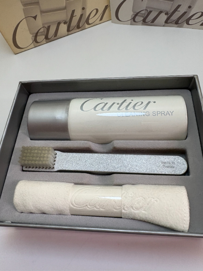 Cartier saat ve takı temizleme seti
