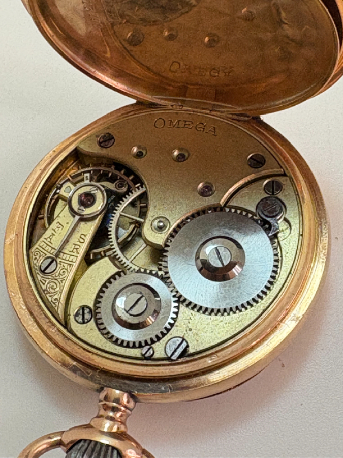 Omega Osmanlı Cep Saati 14 K