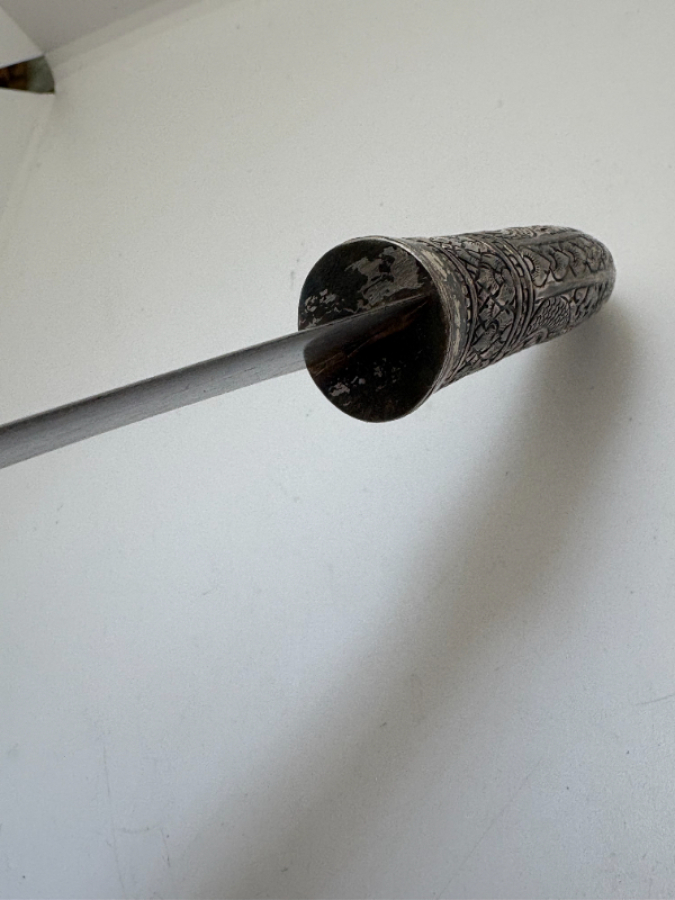 Osmanlı Gümüş Avcı Bıçak Seti