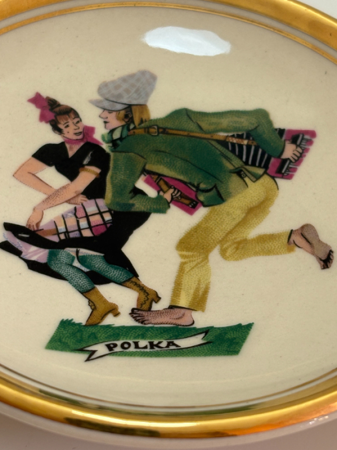 Polka Dansı Porselen 