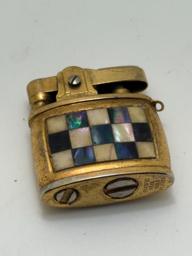 Sedefli Altın Kaplama Çakmak