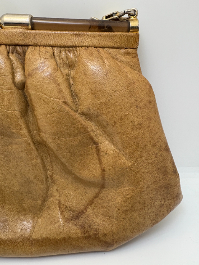 Vintage Gerçek Deri Çanta