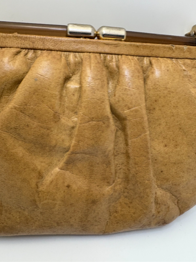 Vintage Gerçek Deri Çanta