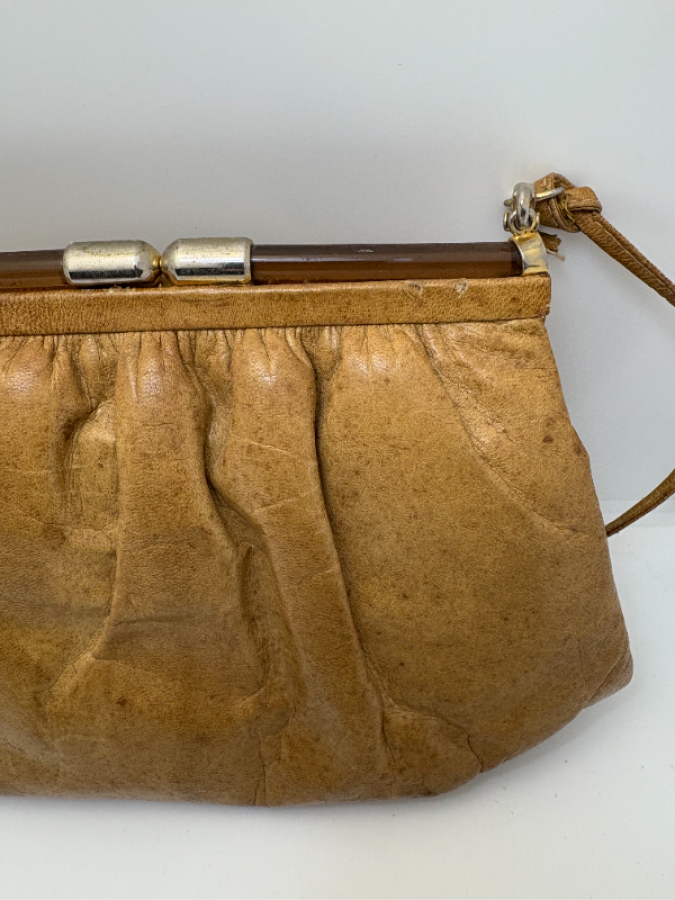 Vintage Gerçek Deri Çanta