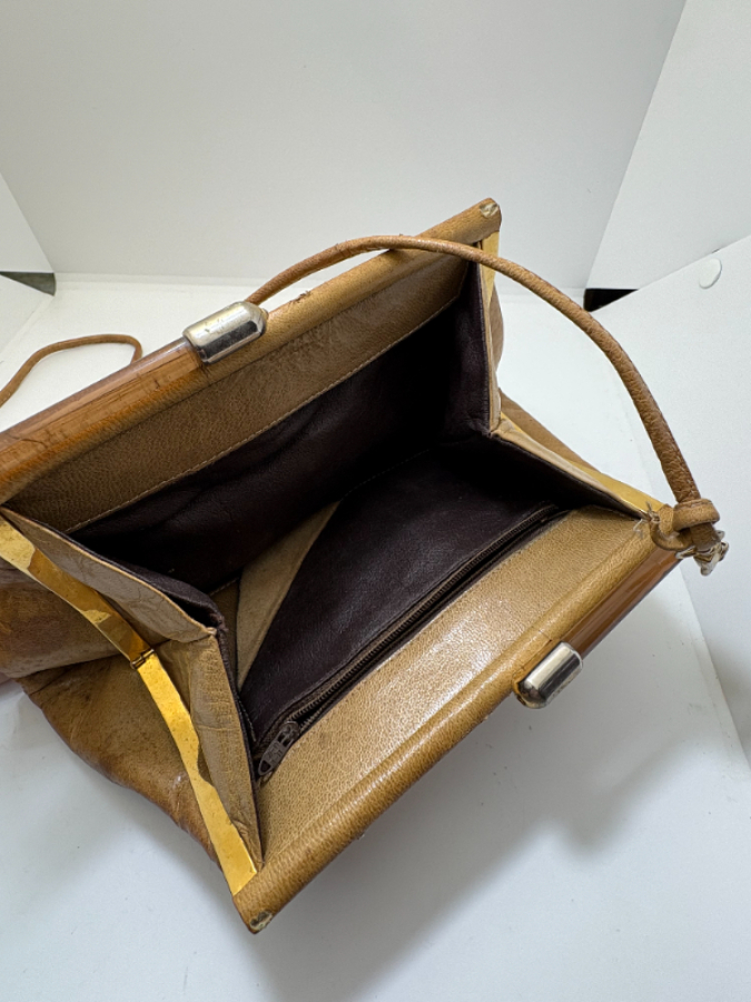 Vintage Gerçek Deri Çanta