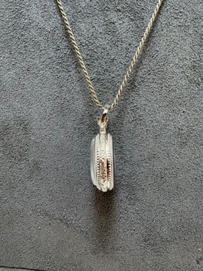 925 Gümüş Kolye Saat