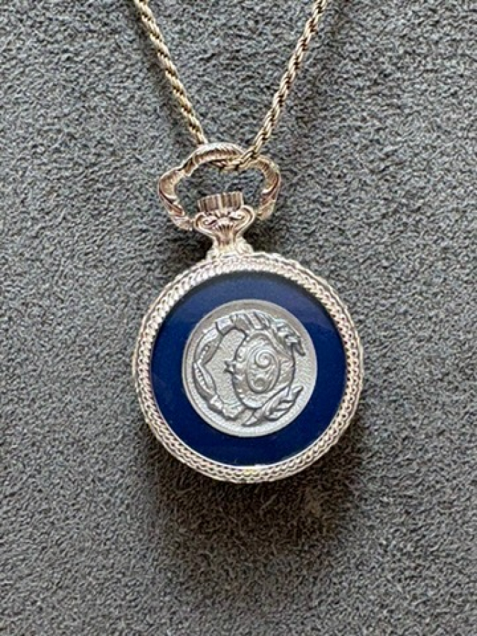 925 Gümüş Kolye Saat