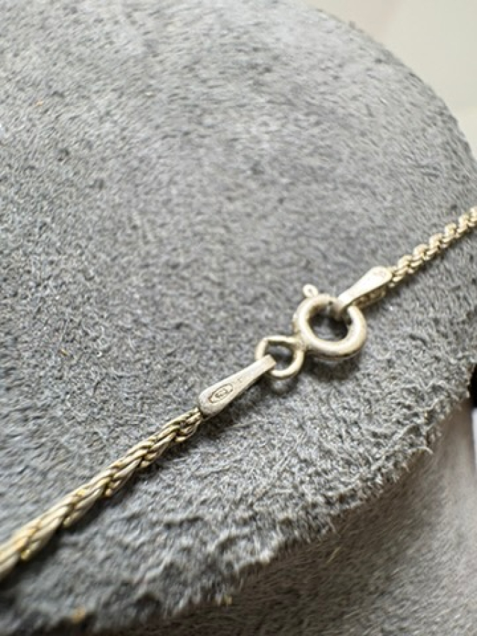 925 Gümüş Kolye Saat