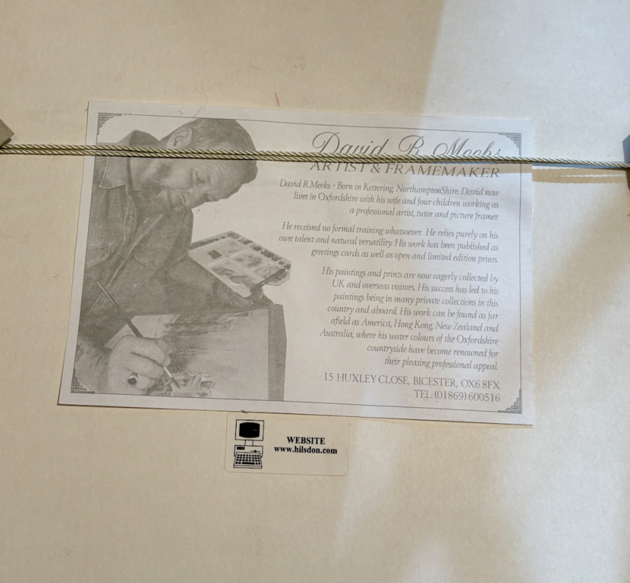 David R. Meeks İmzalı Baskı