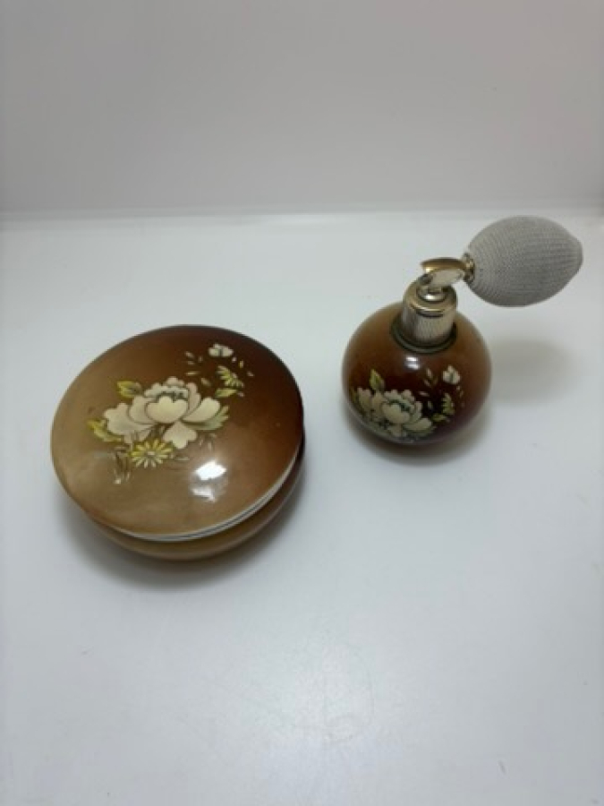 Mermer Mücevher Kutusu ve Parfüm Şişesi