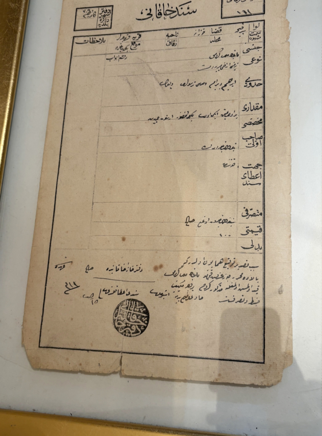 Osmanlı Dönemi Tapu