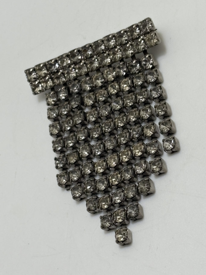 GÜMÜŞ KAPLAMA TAŞLI BROŞ