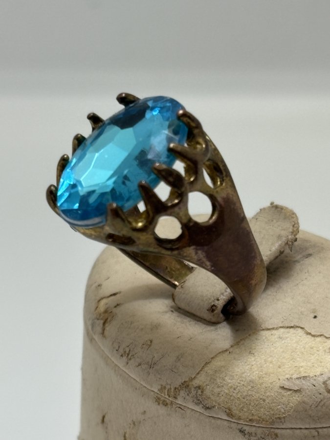 MAVİ TAŞLI YÜZÜK