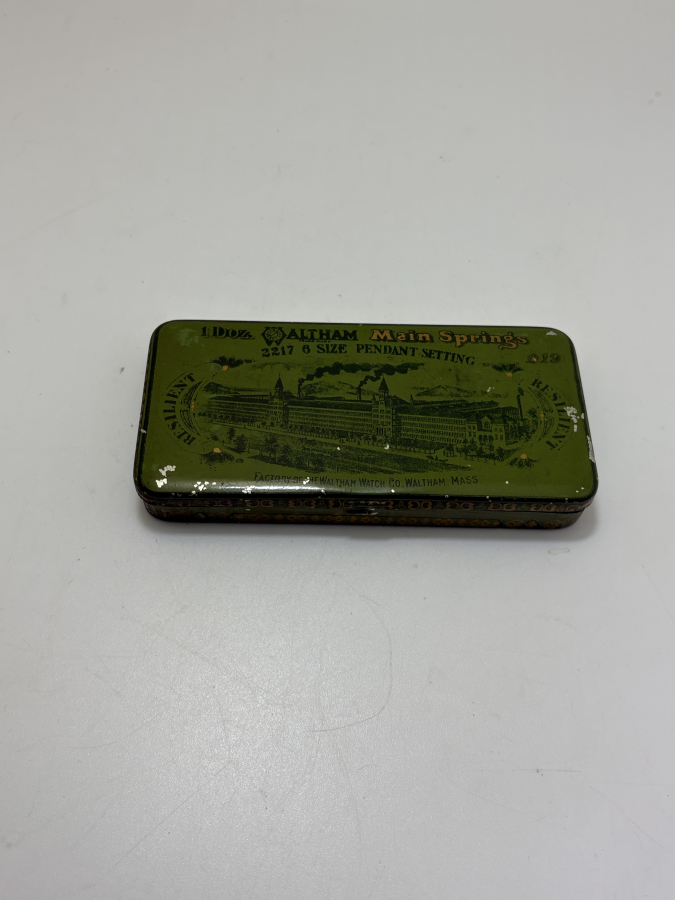  WALTHAM PIONEER “RESILIENT MAIN SPRINGS” TENEKE SAAT YEDEK PARÇA KUTUSU