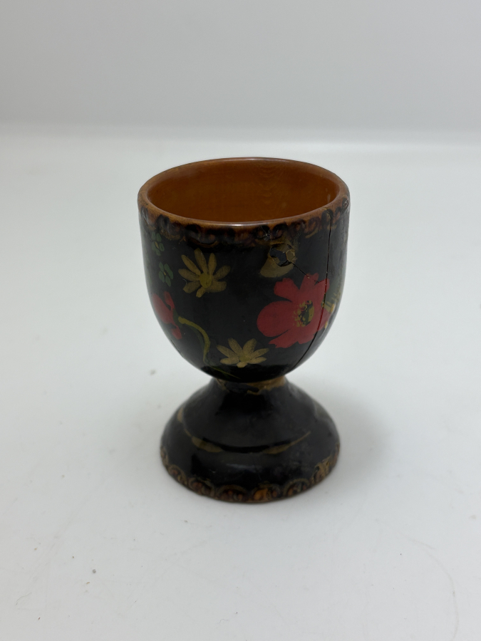 VİNTAGE EL BOYAMASI AHŞAP YUMURTALIK