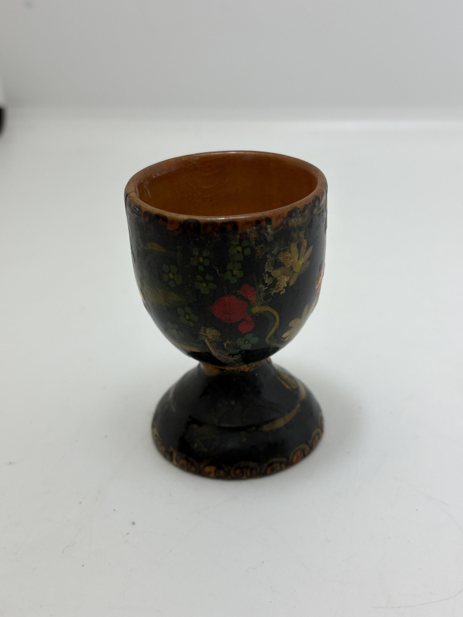 VİNTAGE EL BOYAMASI AHŞAP YUMURTALIK