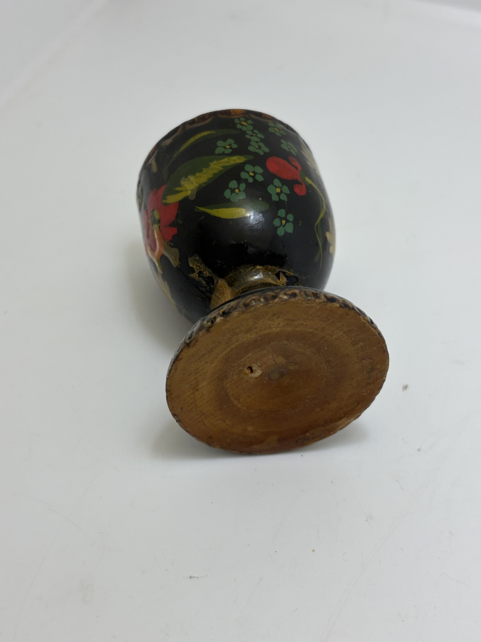 VİNTAGE EL BOYAMASI AHŞAP YUMURTALIK