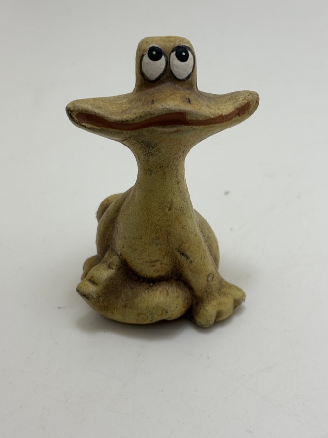 VİNTAGE SERAMİK KURBAĞA FİGÜRÜ