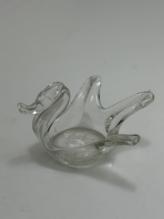 VİNTAGE EL ÜFLEMESİ CAM KASE