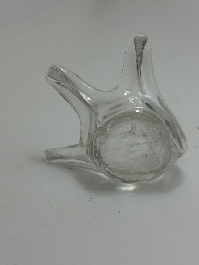 VİNTAGE EL ÜFLEMESİ CAM KASE