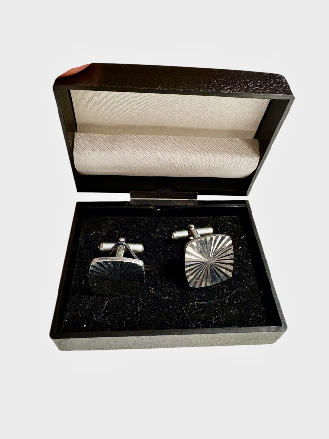 Kare Form Kol Düğmesi Çifti