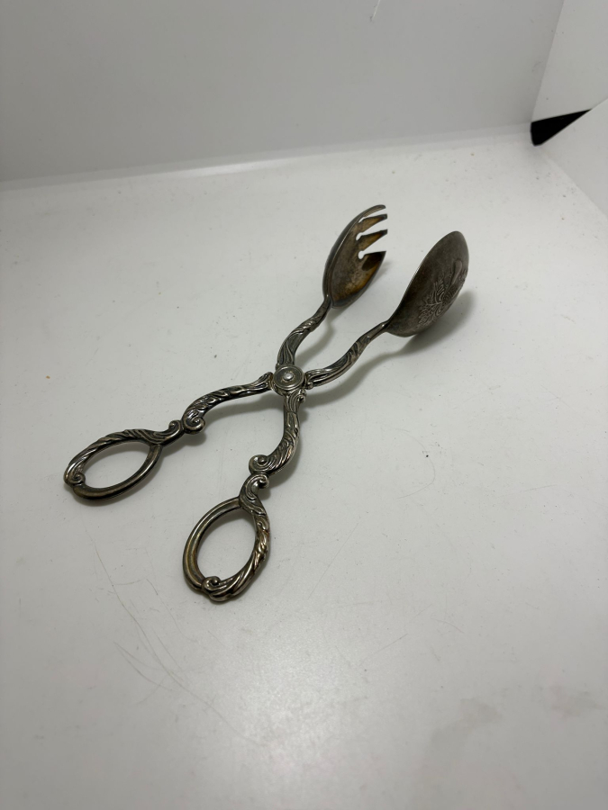GÜMÜŞ KAPLAMA VINTAGE SERVİS MAŞASI 