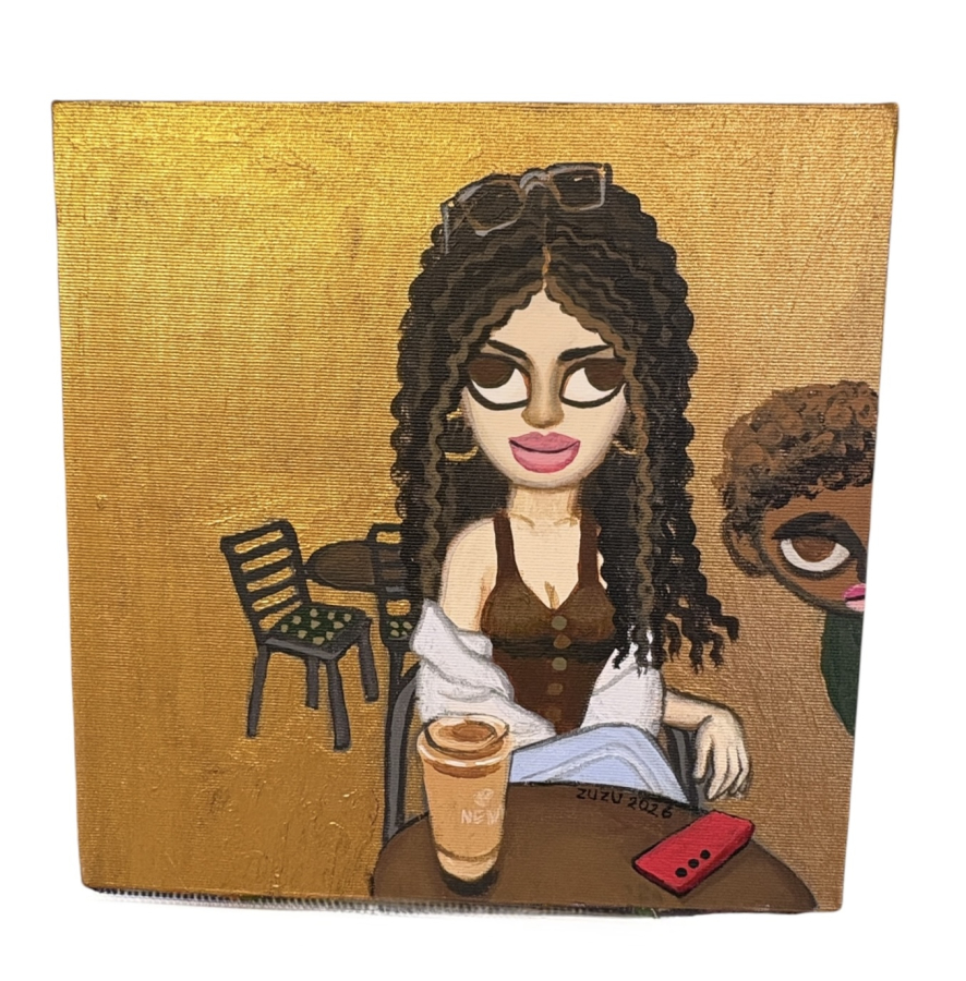 ZUHAL NECCAR ( ZUZU ) Cafede Kız Ve Saklanan Çocuk