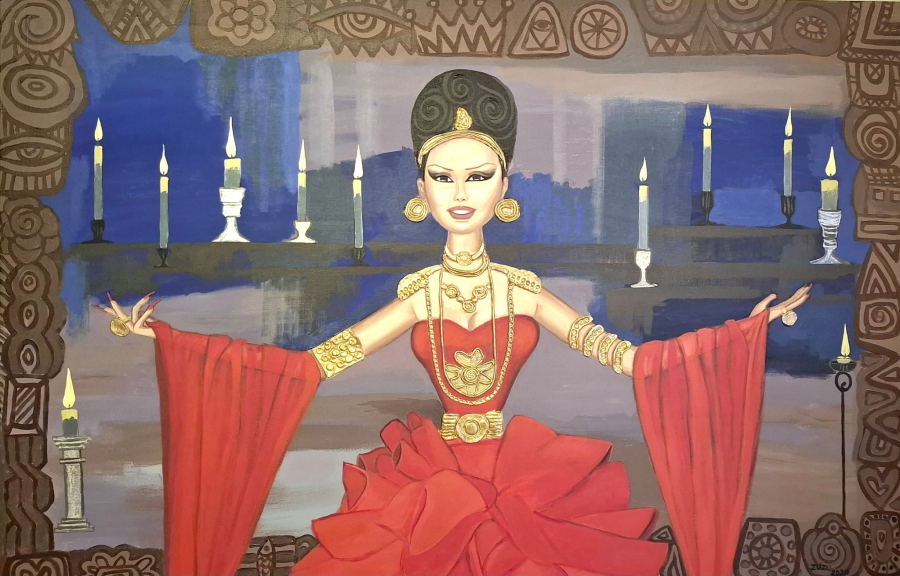 ZUHAL NECCAR ( ZUZU )  Kırmızılı Diva